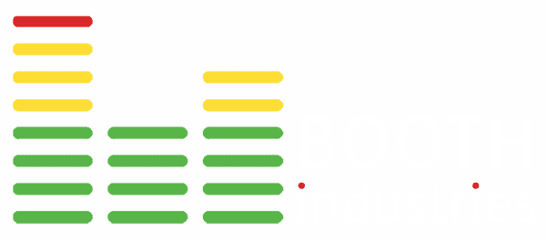 Booth Industries Logo white text